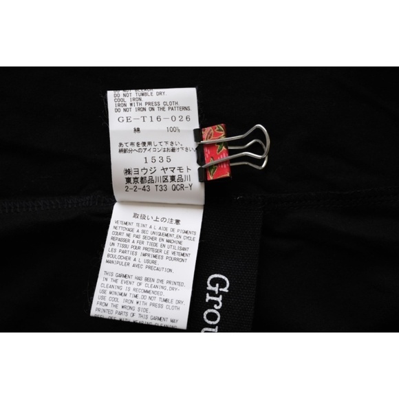 Yohji GroundY - AW22 Cotton Sōun Takeda (武田双雲) Oversize Calligraphy Shirt - Picture 5 of 8